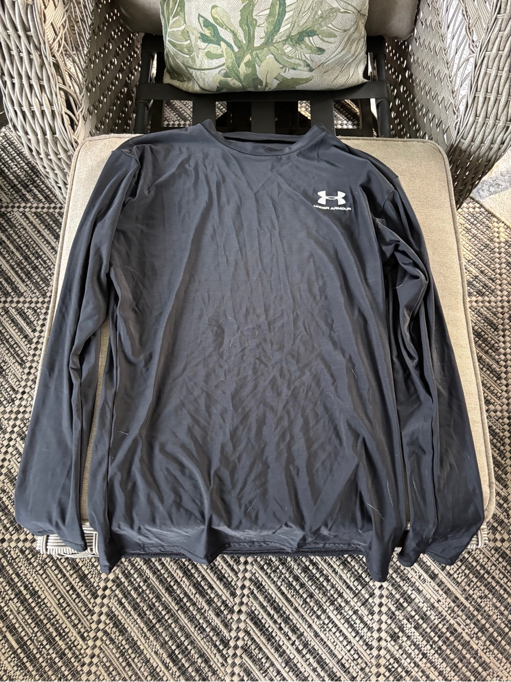 Under Armour Black Performance Long Sleeve Top